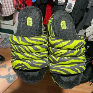 UGG zebra print platforms